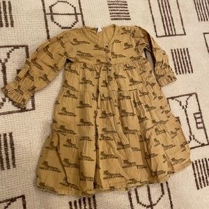 4T Kate Quinn Tiger print dress